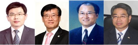 ▲ 충북도 3급 승진 (왼쪽부터)정성엽, 김창현, 정인성, 성기소.ⓒ충북도