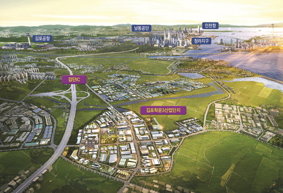 ▲ 학운3산업단지 위치도. ⓒ 김포시