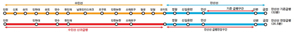 ▲ 안산선 노선도.ⓒ국토부