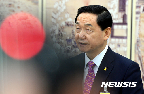 ▲ 29일 서울 여의도 국회에서 진행된 국무위원후보자 인사청문회에서, 김상곤 사회부총리 겸 교육부장관 후보자가 모두 발언을 하고 있다. ⓒ뉴시스