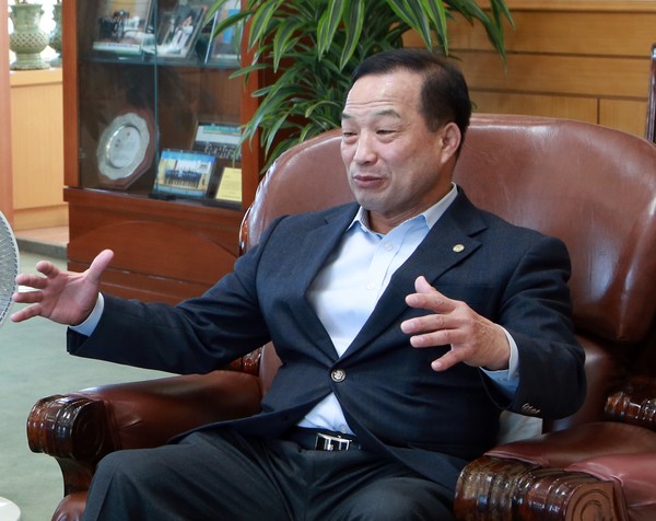 ▲ 김영만 옥천군수.ⓒ옥천군