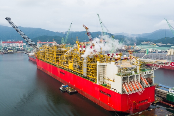 ▲ 프렐류드 FLNG.ⓒ삼성중공업