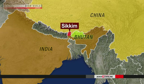 ▲ 최근 중공군이 인도 북부 지역에 병력 3,000명을 배치, 긴장이 고조되고 있다고 한다. ⓒ日NHK 월드 관련보도 화면캡쳐.