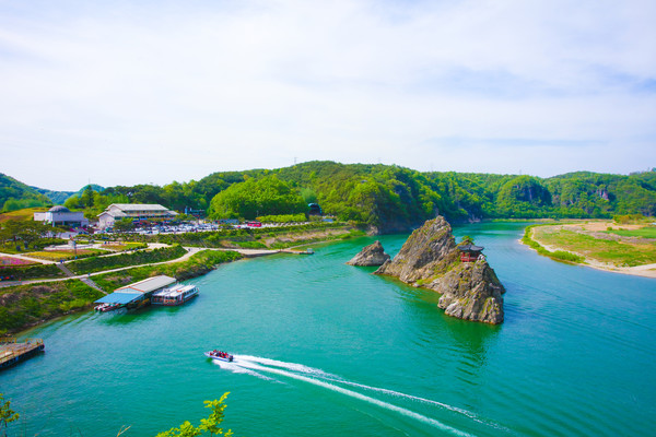 ▲ 단양 도담삼봉 전경.ⓒ단양군