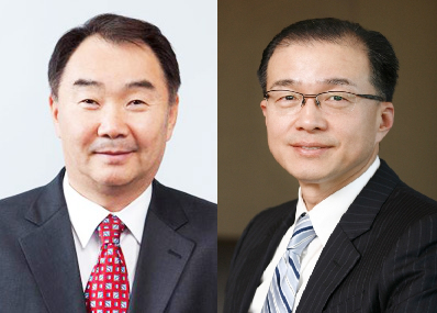 ▲ (왼쪽부터)정병국 일진그룹 사업개발실장 사장과 황수 일진전기 중전기사업본부장 사장.ⓒ일진그룹