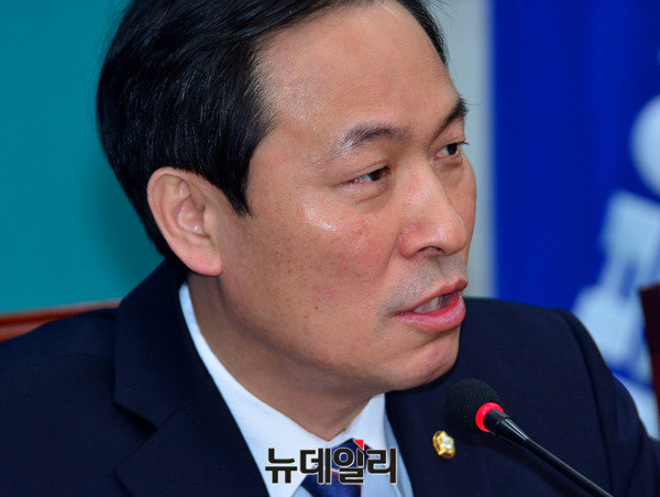 ▲ 우상호 민주당 의원. ⓒ뉴데일리DB