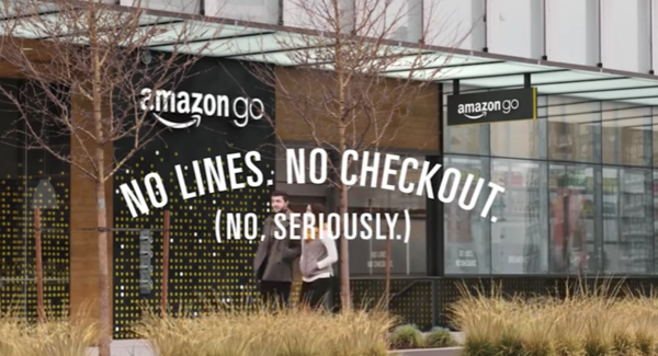▲ 작년 12월부터 아마존(Amazon)이 미국 시애틀에서 운영하고 있는 무인 식료품점 '아마존고'(Amazon go) ⓒ Amazon