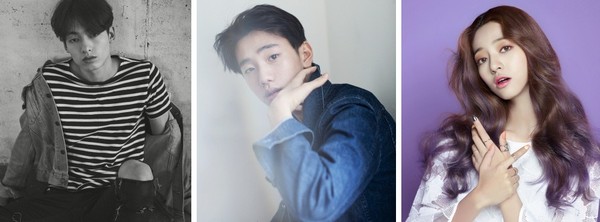 ▲ 좌측부터 주어진, 남윤수, 강초원.  ⓒ 뉴데일리