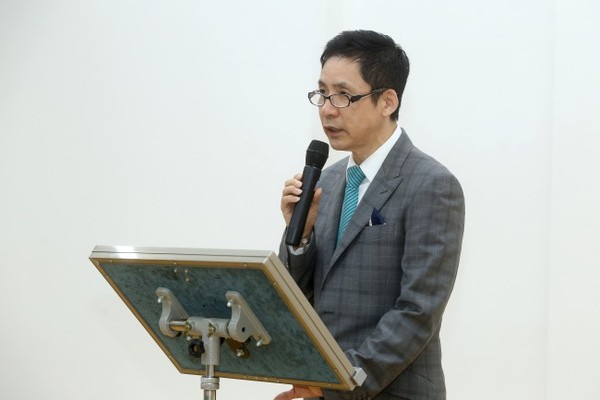 ▲ '대한민국 무용단체연합 발족식'에 참석한 문영철 수석회장이 인사말을 하고 있다.