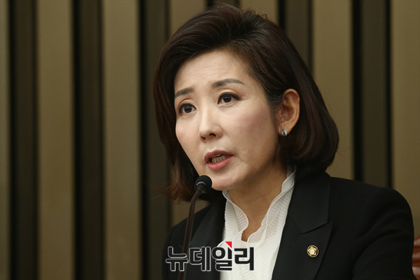 ▲ 나경원 자유한국당 의원. ⓒ뉴데일리 DB