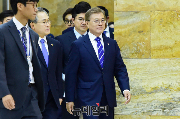 ▲ 문재인 대통령. ⓒ뉴데일리 공준표 기자