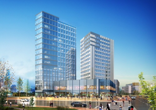 ▲ 동탄 센트럴에이스타워 투시도. ⓒ 한국자산신탁