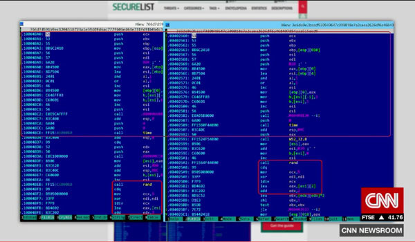▲ 지난 5월, 전 세계적으로 큰 피해를 입힌 랜섬웨어 '워너 크라이' 또한 그 배후가 북한이라는 추정이 나왔다. ⓒ美CNN '워너크라이' 관련보도 화면캡쳐.