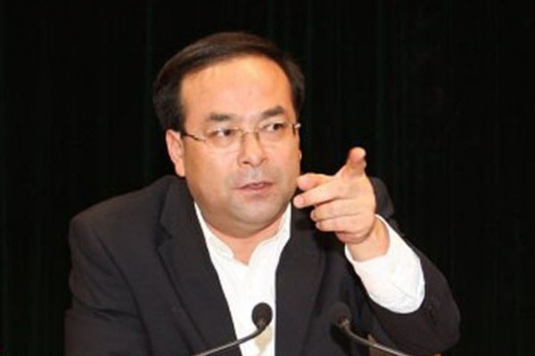 ▲ 지난 14일 中베이징에서 열린 '전국금융공작회의'에 참석했다 부정부패 혐의로 연행돼 숙청당한 쑨정차이 충칭시 공산당 서기. ⓒ홍콩 사우스 차이나 모닝 포스트 보도화면 캡쳐.