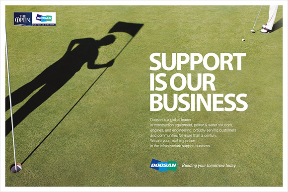 ▲ 두산그룹은 현지시각 20일 개최되는 '디 오픈 챔피언십'(브리티시 오픈)을 후원한다고 18일 밝혔다.ⓒ두산그룹