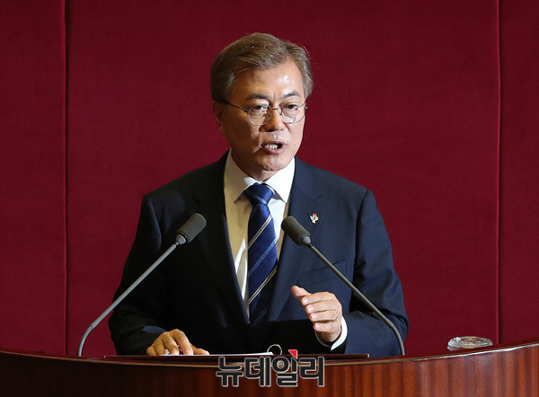 ▲ 문재인 대통령. ⓒ뉴데일리 이종현 기자