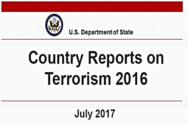미국이 테러지원국 명단에 북한을 9년 연속 포함시키지 않았다. 사진은 美국무부가 19일(현지시간) 발표한 '2016 테러국가 보고서' 일부.ⓒ美국무부 홈페이지 캡쳐