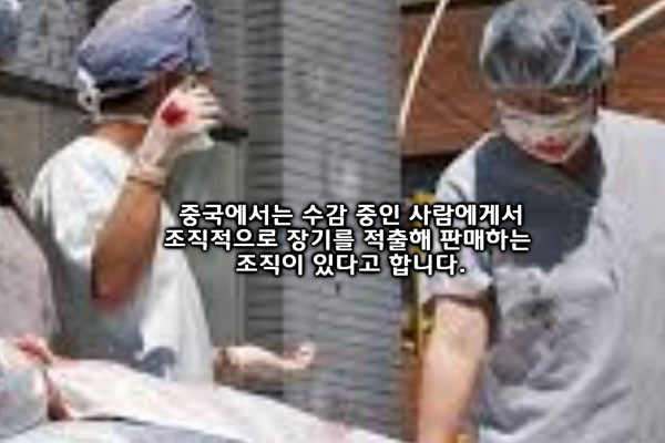 ▲ 파룬궁 수련자들은 중국 정부가 조직적인 장기적출 사업을 벌이고 있다는 주장을 해왔다. 이는 캐나다·미국·EU·이스라엘 인권단체들에 의해 상당 부분 사실로 드러났다. 중국도 혀를 내두르는 북한은 과연 어떨까. ⓒ유튜브 '중국의 파룬궁 수련자 장기적출 고발' 동영상 캡쳐.