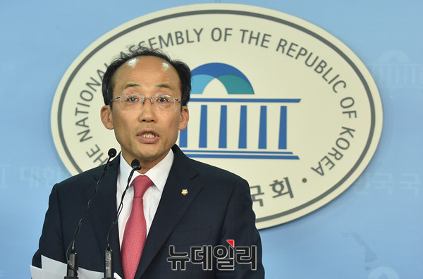 ▲ 추경호 자유한국당 의원. ⓒ뉴데일리 이종현 기자