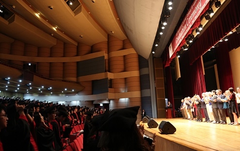 ▲ 3일 서울 성북구 고려대학교에서 '2017 국제하계대학(ISC) 수료식'이 진행되고 있다. ⓒ고려대