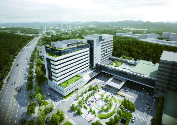 ▲ 충북대학교병원 암병원 조감도.ⓒ충북대병원