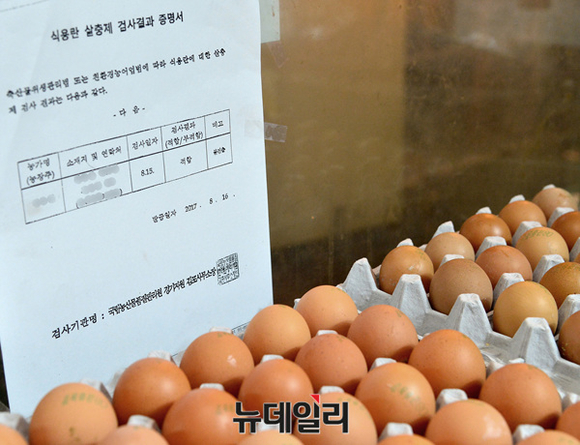 ▲ 공덕시장 내 계란소매점. ⓒ공준표 기자