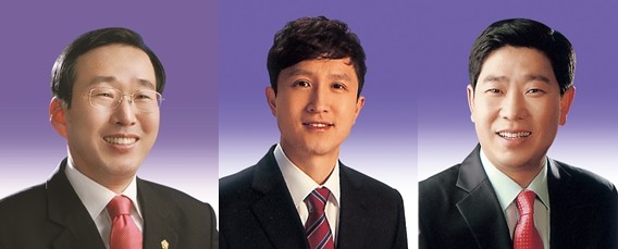 왼쪽부터 박문하, 김종영, 박용선 의원.ⓒ경북도의회