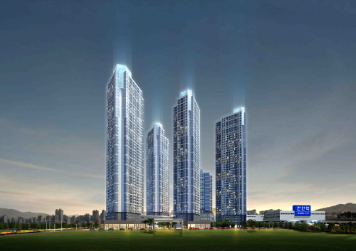 ▲ 천안역사 동아 라이크 텐 야경 투시도. ⓒ 동아건설산업