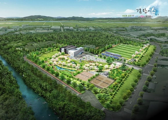 ▲ '검단 하수처리장 증설공사' 조감도. ⓒ한화건설