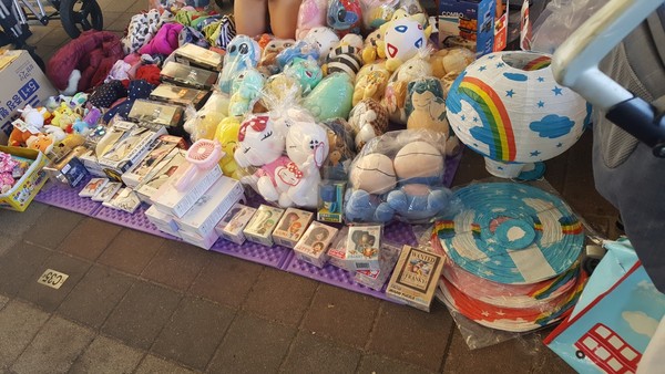 ▲ 뚝섬 나눔장터에서 새 제품이 판매되는 모습  ⓒ 뉴데일리 DB