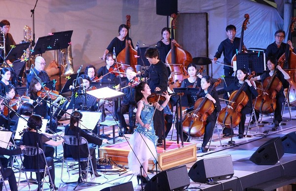 ▲ 대전 보문산 숲속의 열린음악회 장면.ⓒ대전시