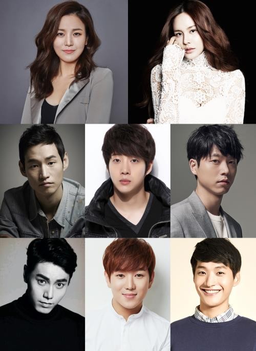 ▲ (왼쪽 위부터)박혜나, 아이비, 강정우, 강동호, 전성우, 김찬호, 정원영, 정욱진.