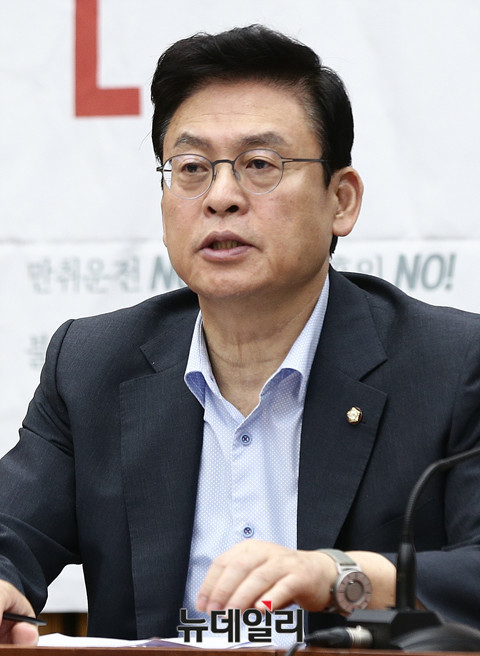 ▲ 자유한국당 정우택 원내대표. ⓒ뉴데일리 이종현 기자