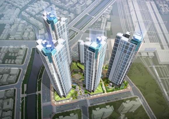 ▲ '천안역사 동아 라이크 텐' 조감도. ⓒ동아건설산업