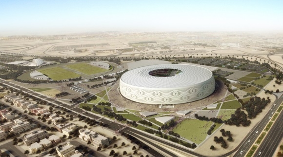 ▲ 2022년 카타르 월드컵 경기장으로 사용될 '알투마마 스타디움' 이미지. ⓒ희림종합건축사사무소