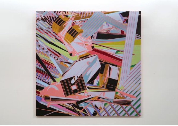 ▲ 김용관, Obsolete Landscape, 2015, Acrylic on canvas, 200x200cm.