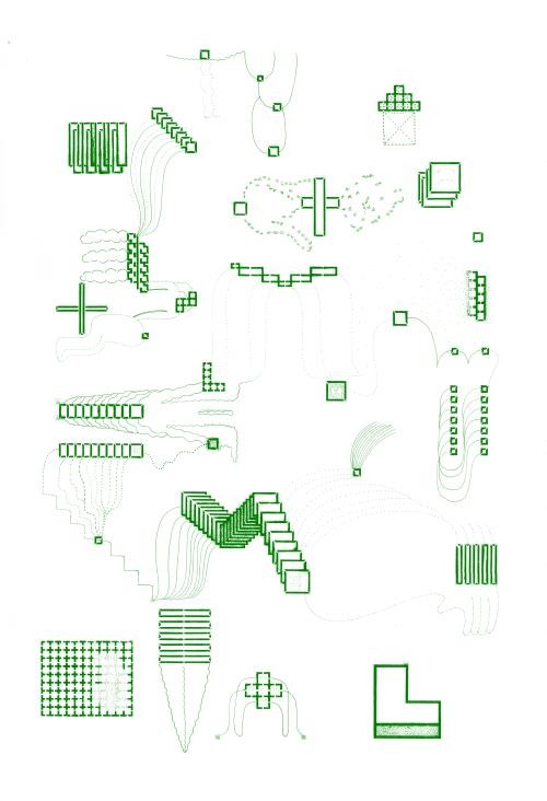 ▲ 추미림, Drawing,  2017, Acrylic, pen on paper, 57x36cm_1.