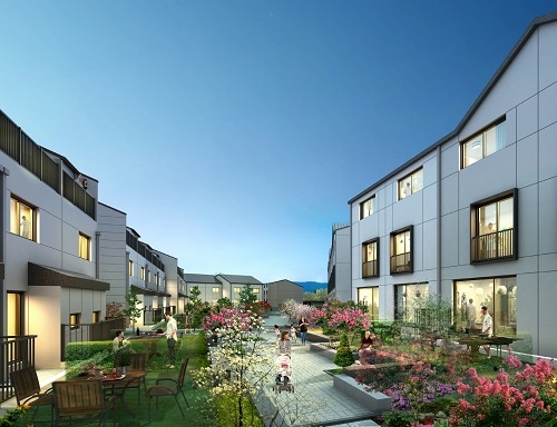 ▲ 평택 비전 지웰 테라스 투시도. ⓒ신영