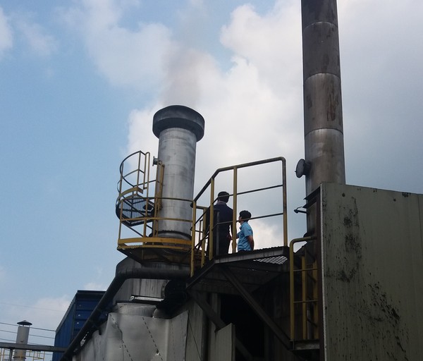 ▲ 불법 악취유발사업장 단속 모습.ⓒ대전시