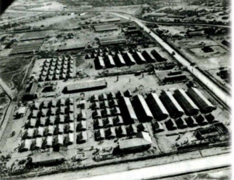 ▲ 거제도 포로수용소 공중사진.