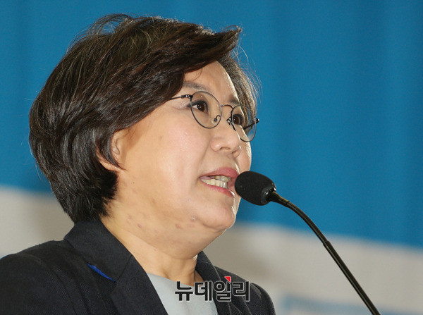 ▲ 이혜훈 바른정당 대표가 7일 사퇴했다. ⓒ뉴데일리 이기륭 기자