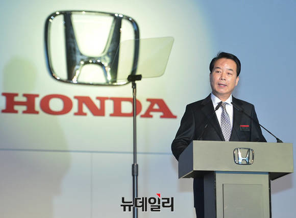 ▲ 정우영 혼다코리아 사장.ⓒ뉴데일리