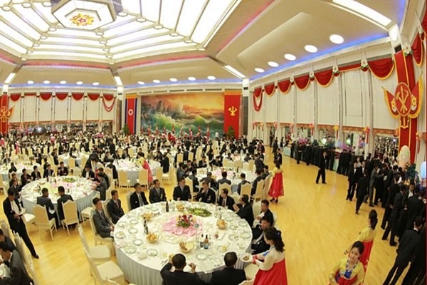 ▲ 목란관에서 열린 '6차 핵실험 성공 자축연회'관련 北'조선중앙통신' 보도 일부.ⓒ北선전매체 홈페이지 캡쳐