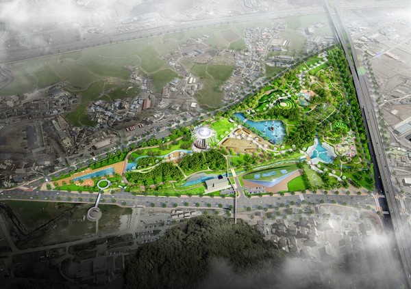 ▲ 천안삼거리공원 조감도.ⓒ천안시