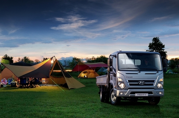 ▲ 현대차 중형트럭 고객 초청 글램핑 이벤트 'H:EAR-O Tour' ⓒ현대자동차