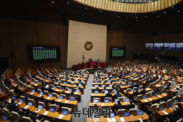 ▲ 국회 본회의장. ⓒ뉴데일리 DB