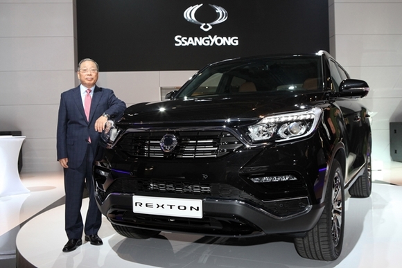 ▲ 2017 프랑크푸르트모터쇼를 통해 유럽시장에 출시된 SUV 'G4 렉스턴'. ⓒ쌍용자동차