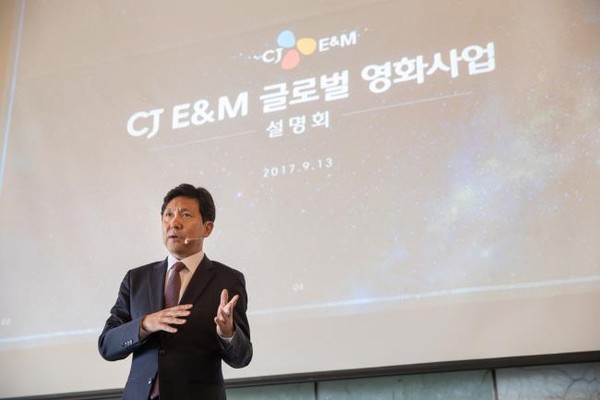 ▲ 정태성 CJ E&M 영화사업부문장.