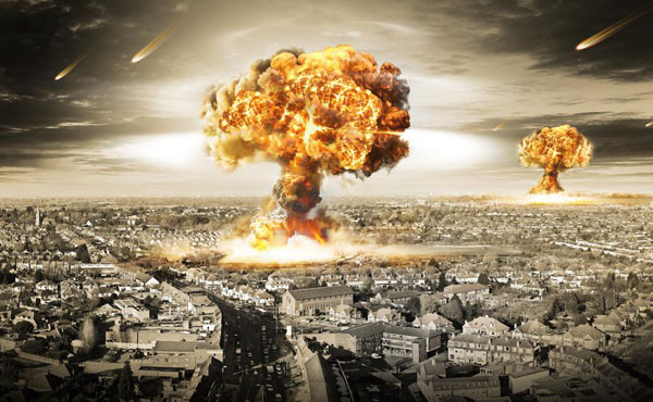 ▲ 티나 포드햄 수석분석가의 우려처럼 한반도 전쟁으로 제3차 세계대전이 일어난다면 핵전쟁으로 끝날 가능성이 적지 않다. 사진은 핵전쟁 상상도. ⓒ캐나다 씽크탱크 '글로벌 리서치' 핵전쟁 관련 화면캡쳐.