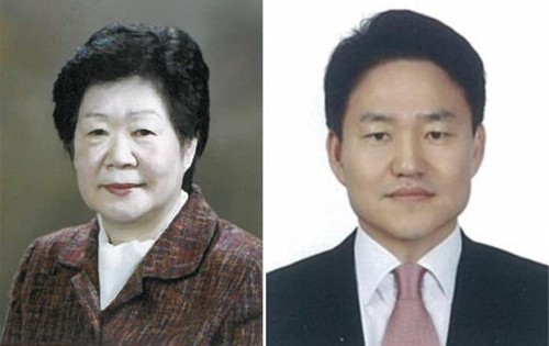 ▲ 좌로부터 송만자 씨와 이금로 씨.ⓒ증평군